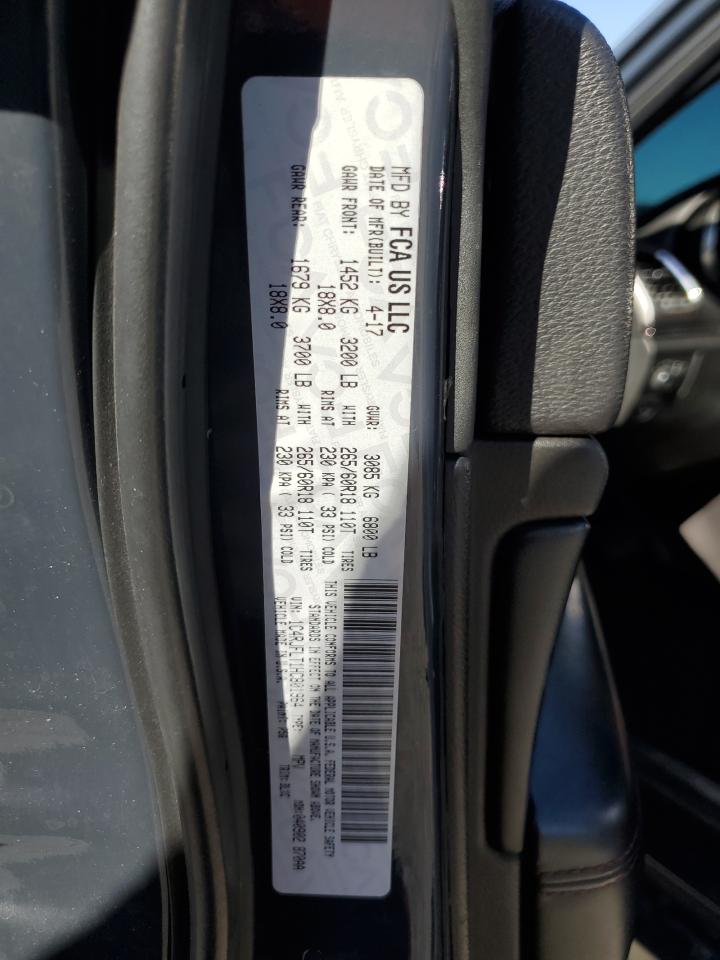 2017 Jeep Grand Cherokee Trailhawk VIN: 1C4RJFLT1HC801964 Lot: 81620235