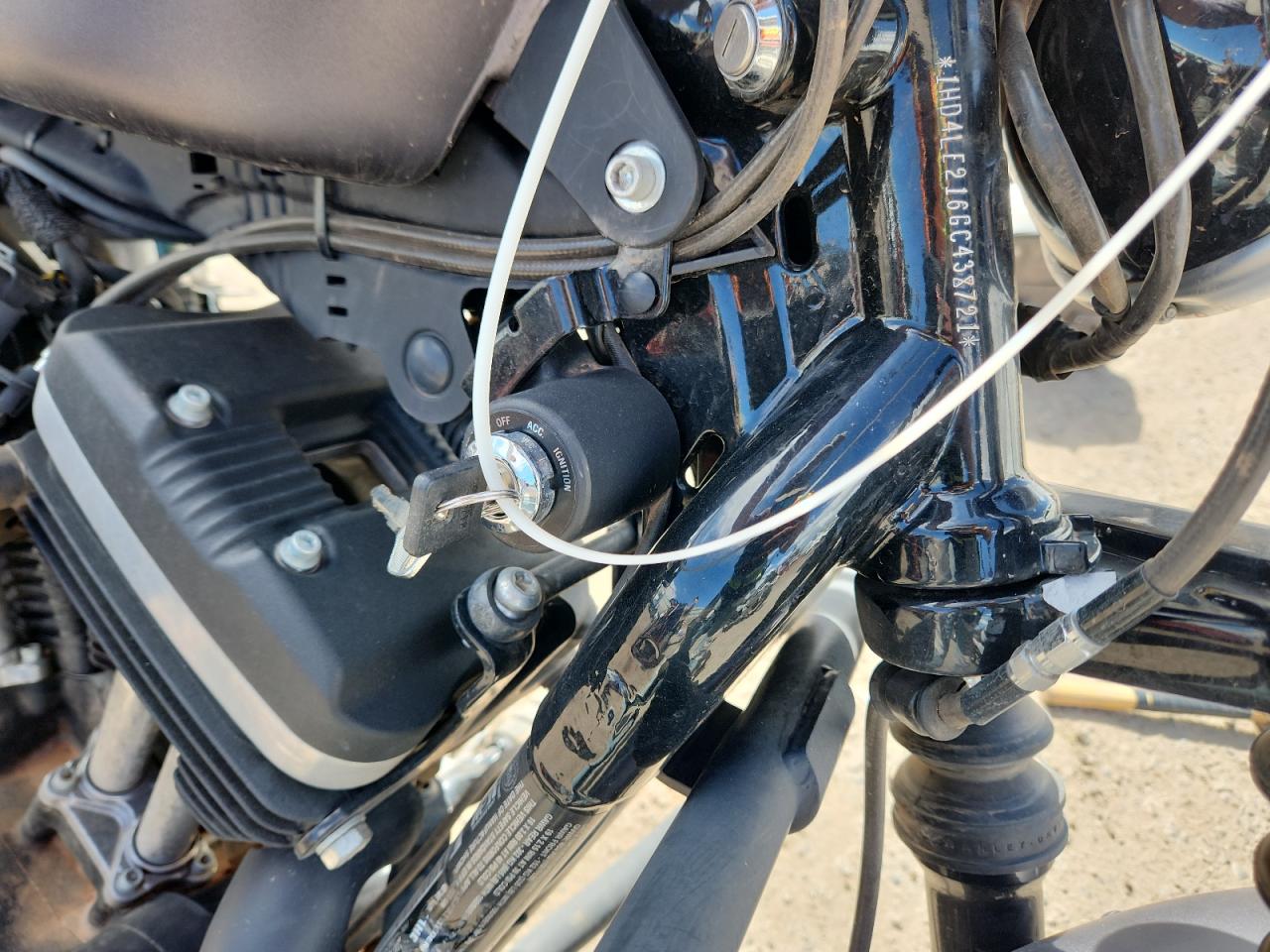 2016 Harley-Davidson Xl883 Iron 883 VIN: 1HD4LE216GC438721 Lot: 82079735
