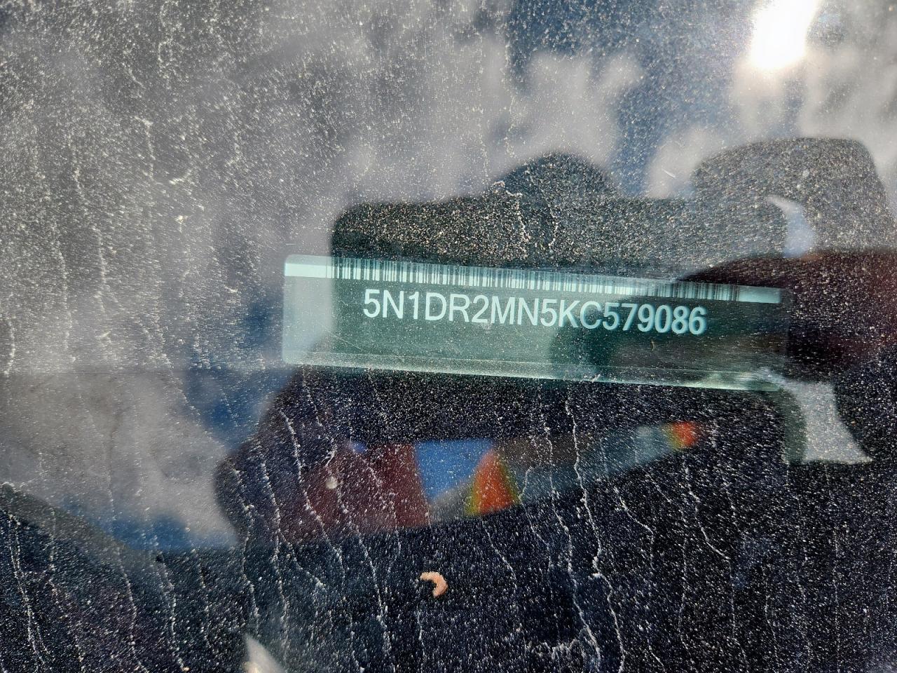 2019 Nissan Pathfinder S VIN: 5N1DR2MN5KC579086 Lot: 81145645