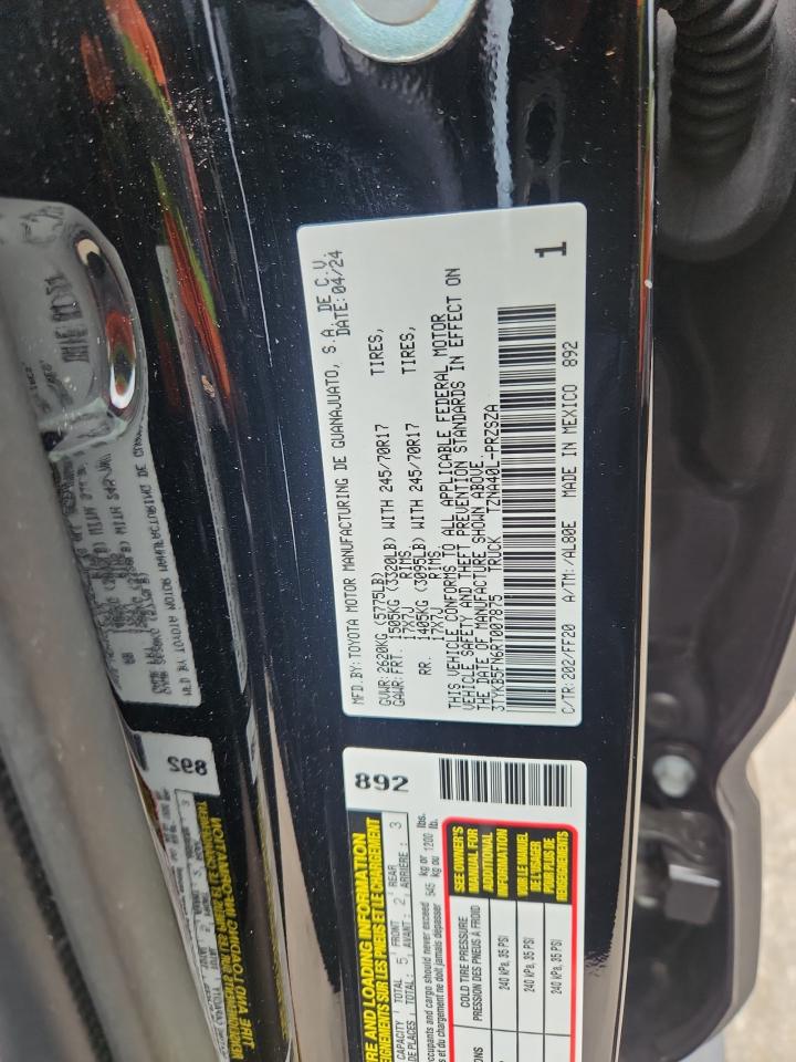 2024 Toyota Tacoma Double Cab VIN: 3TYKB5FN6RT007875 Lot: 80802045