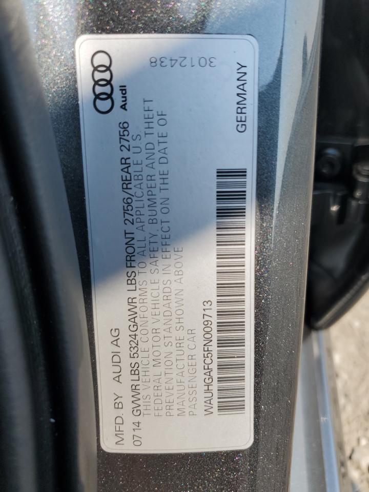 2015 Audi A6 Prestige VIN: WAUHGAFC5FN009713 Lot: 71539205