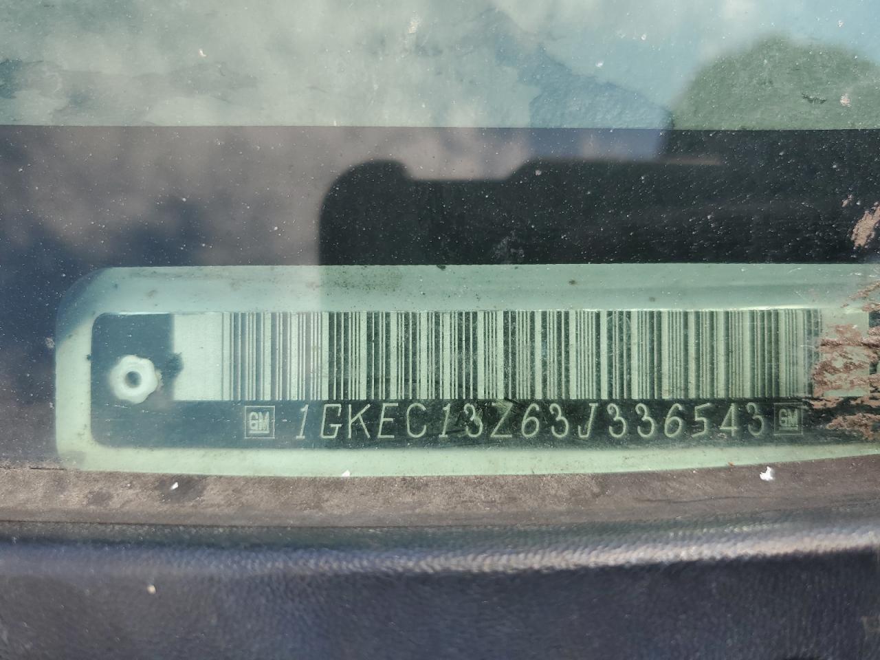 2003 GMC Yukon VIN: 1GKEC13Z63J336543 Lot: 71131615