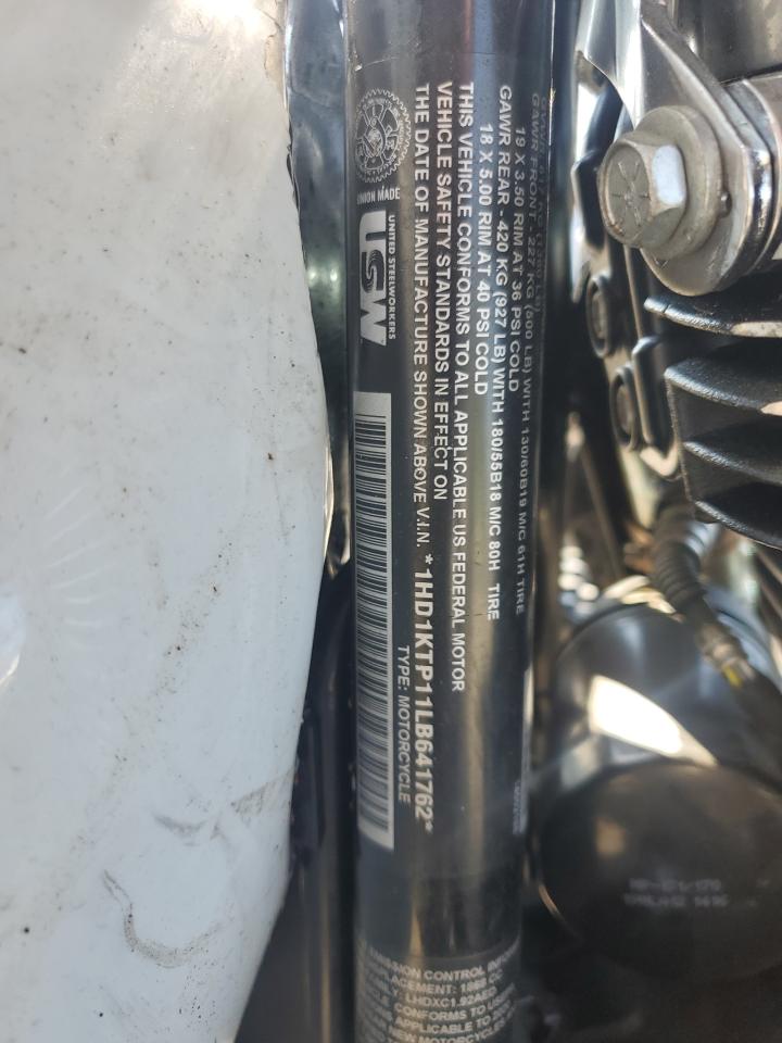 2020 Harley-Davidson Fltrxs VIN: 1HD1KTP11LB641762 Lot: 80281315