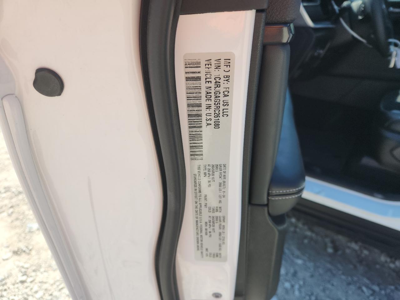 2024 Jeep Grand Cherokee Laredo VIN: 1C4RJGAG5RC261080 Lot: 70548745