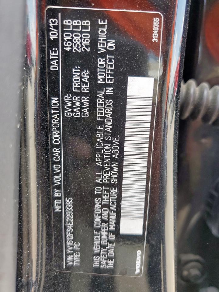 2014 Volvo S60 T5 VIN: YV1612FS4E2293385 Lot: 80519505