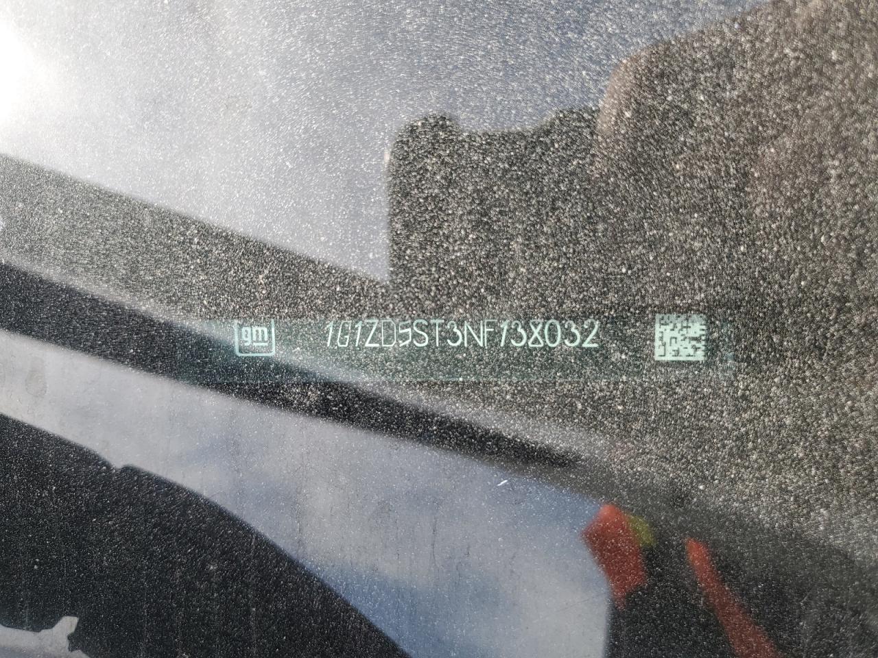 2022 Chevrolet Malibu Lt VIN: 1G1ZD5ST3NF138032 Lot: 84820635