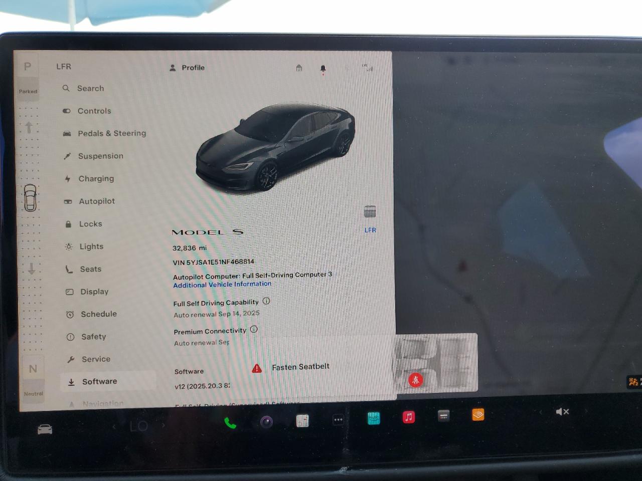 2022 Tesla Model S VIN: 5YJSA1E51NF468814 Lot: 80475125