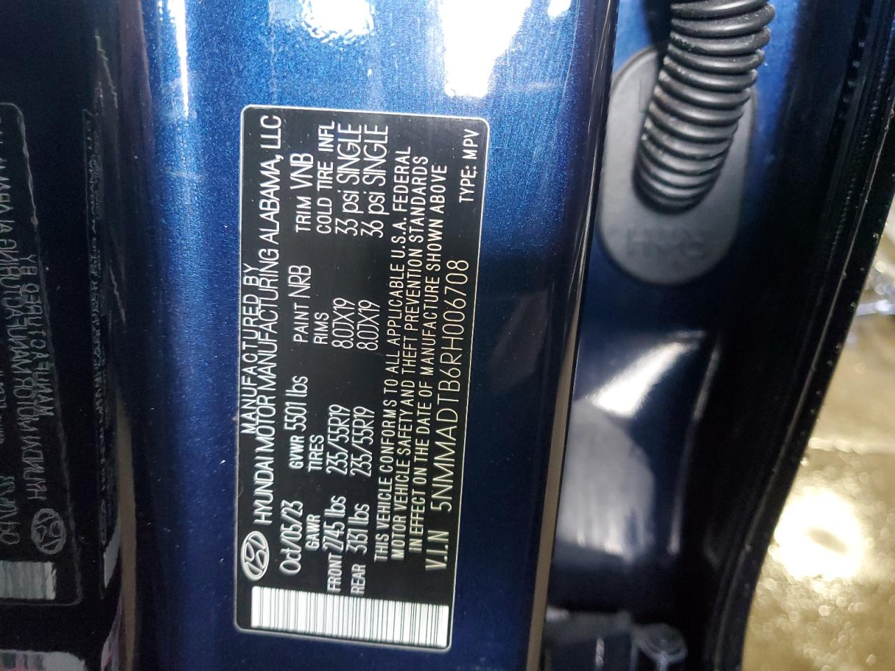 2024 Genesis Gv70 Base VIN: 5NMMADTB6RH006708 Lot: 80086635