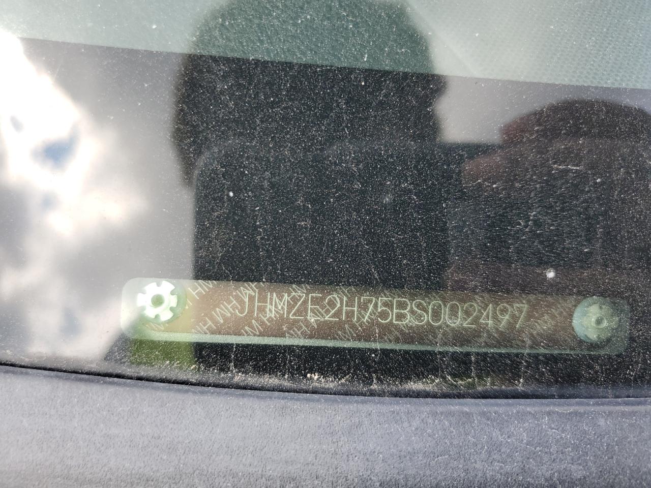 2011 Honda Insight Ex VIN: JHMZE2H75BS002497 Lot: 69797855