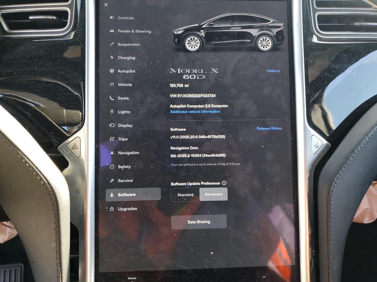 2016 Tesla Model X VIN: 5YJXCBE22GF023724 Lot: 71325595