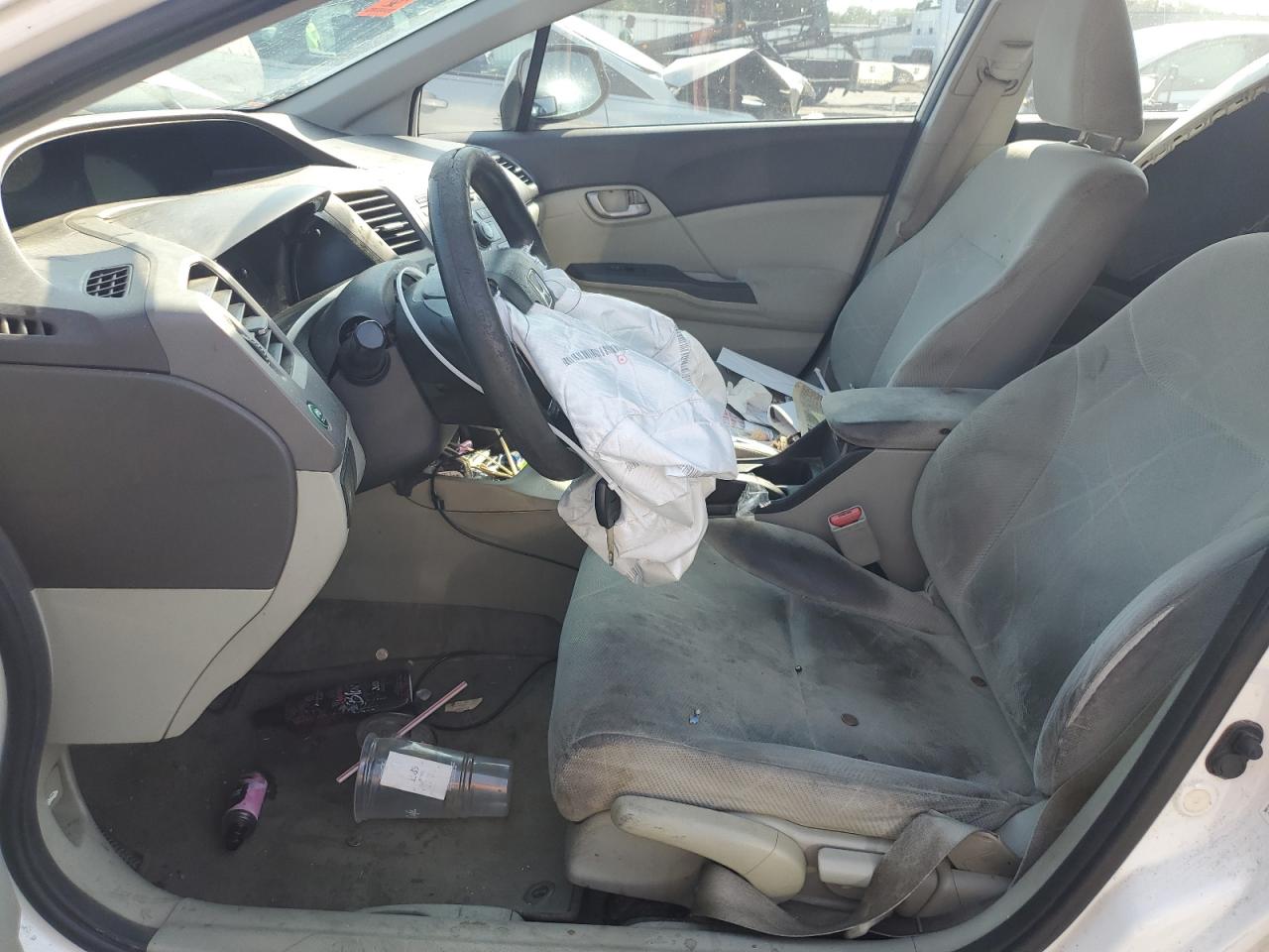 2012 Honda Civic Lx VIN: 19XFB2F52CE012455 Lot: 81485595