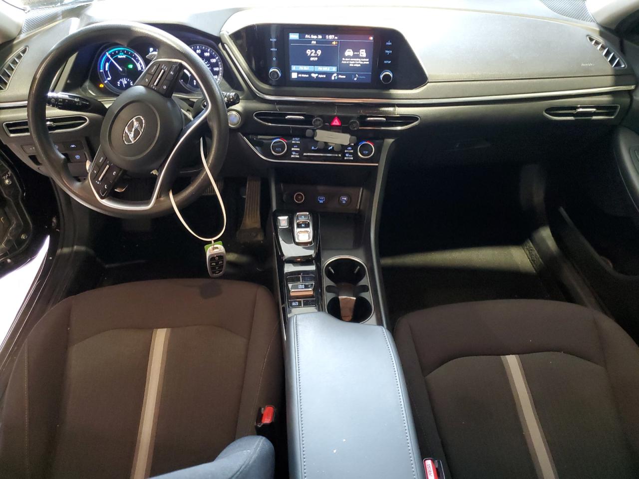 2022 Hyundai Sonata Hybrid VIN: KMHL24JJXNA037558 Lot: 81881425