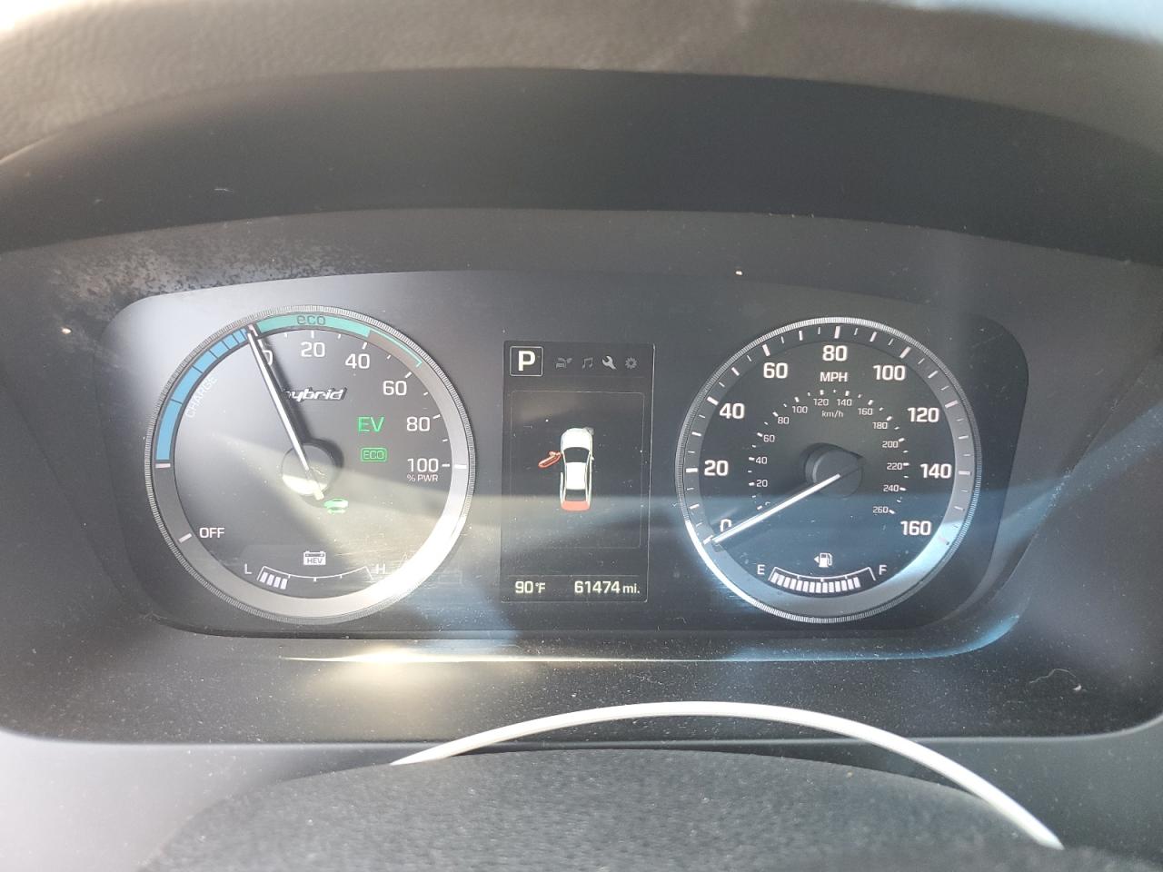 2016 Hyundai Sonata Hyb VIN: KMHE24L10GA036542 Lot: 81690755