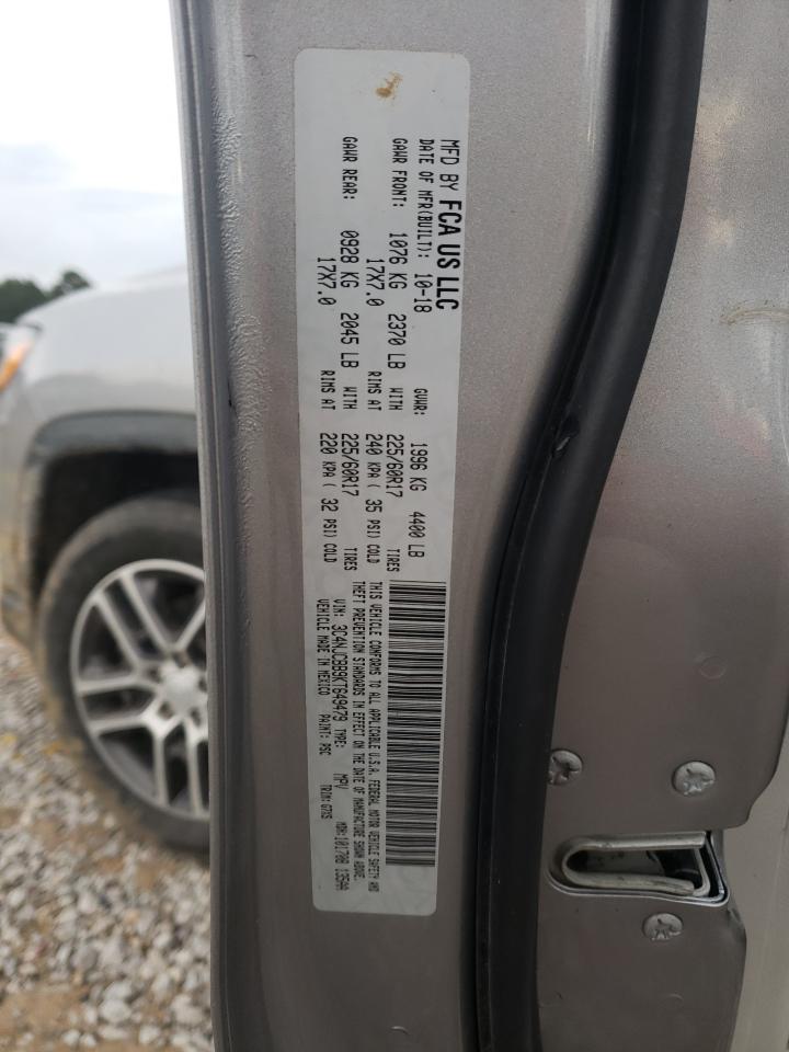 2019 Jeep Compass Latitude VIN: 3C4NJCBB9KT649479 Lot: 81823045