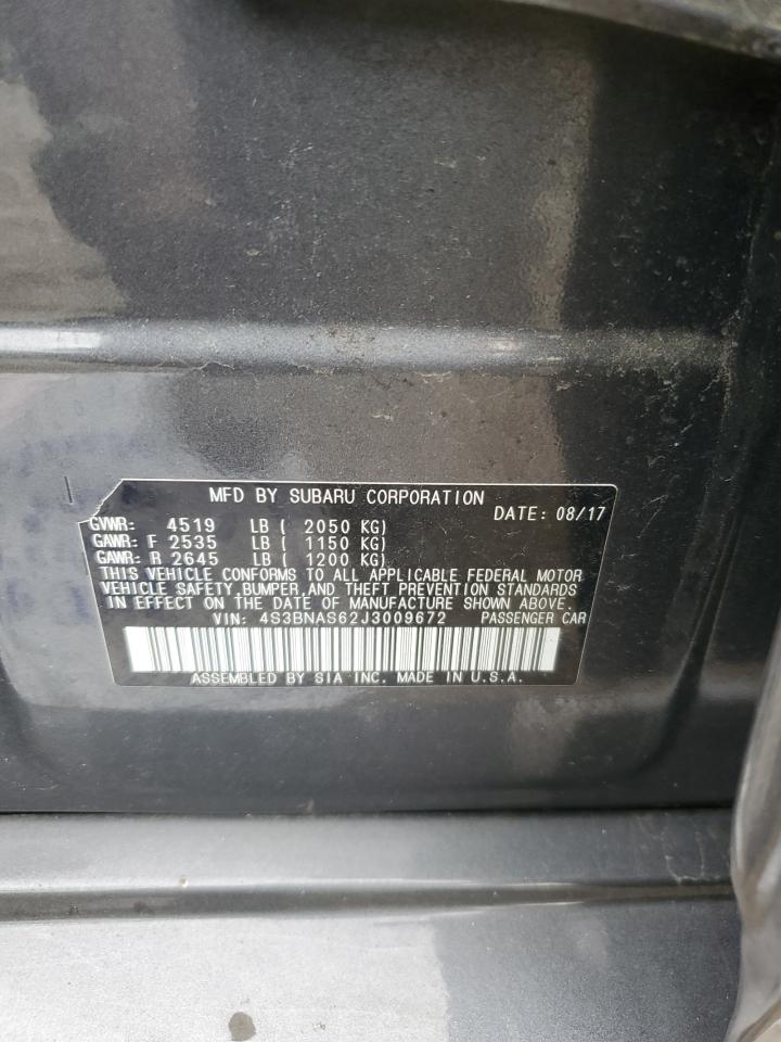 2018 Subaru Legacy Sport VIN: 4S3BNAS62J3009672 Lot: 83775355