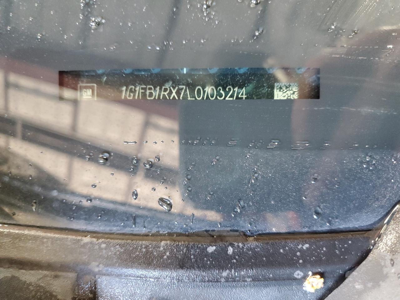 2020 Chevrolet Camaro Ls VIN: 1G1FB1RX7L0103214 Lot: 84921165