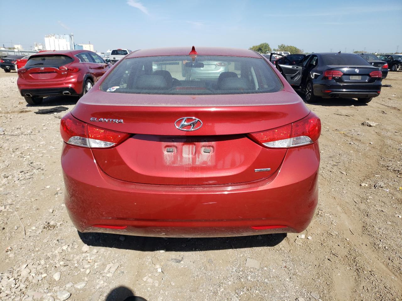 2011 Hyundai Elantra Gls VIN: KMHDH4AE7BU166096 Lot: 84591035