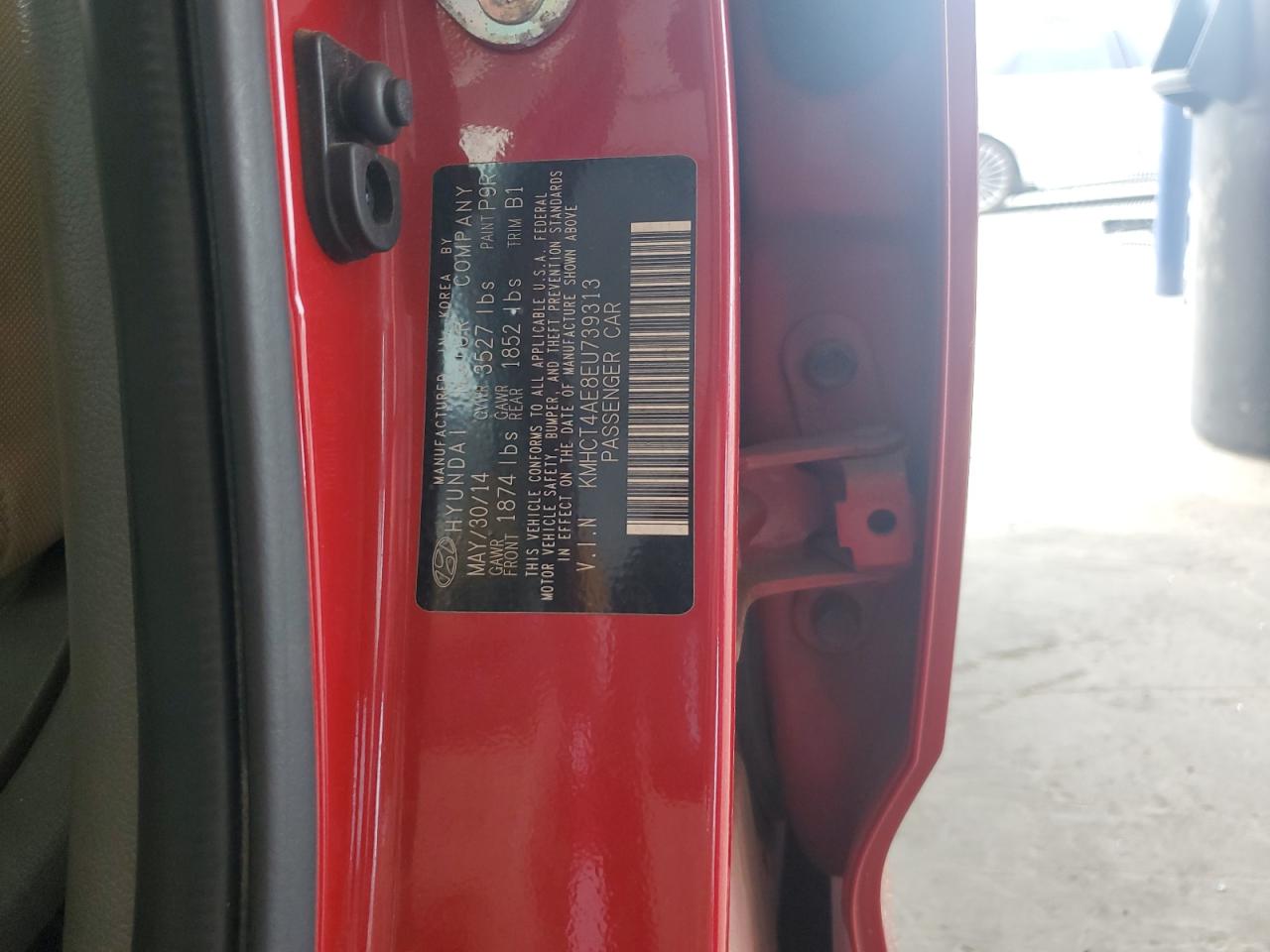 2014 Hyundai Accent Gls VIN: KMHCT4AE8EU739313 Lot: 80833075