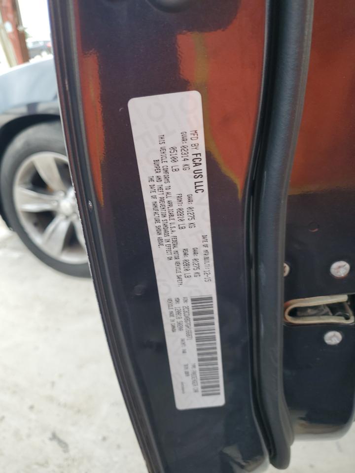 2016 Dodge Charger Se VIN: 2C3CDXBG7GH166871 Lot: 80065245