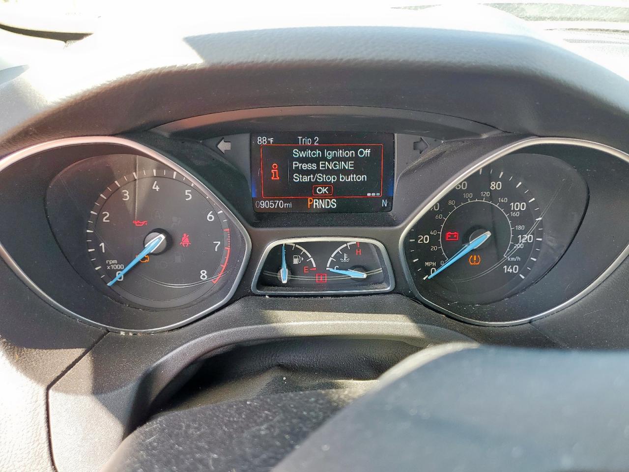 2018 Ford Focus Titanium VIN: 1FADP3N28JL233140 Lot: 84275095