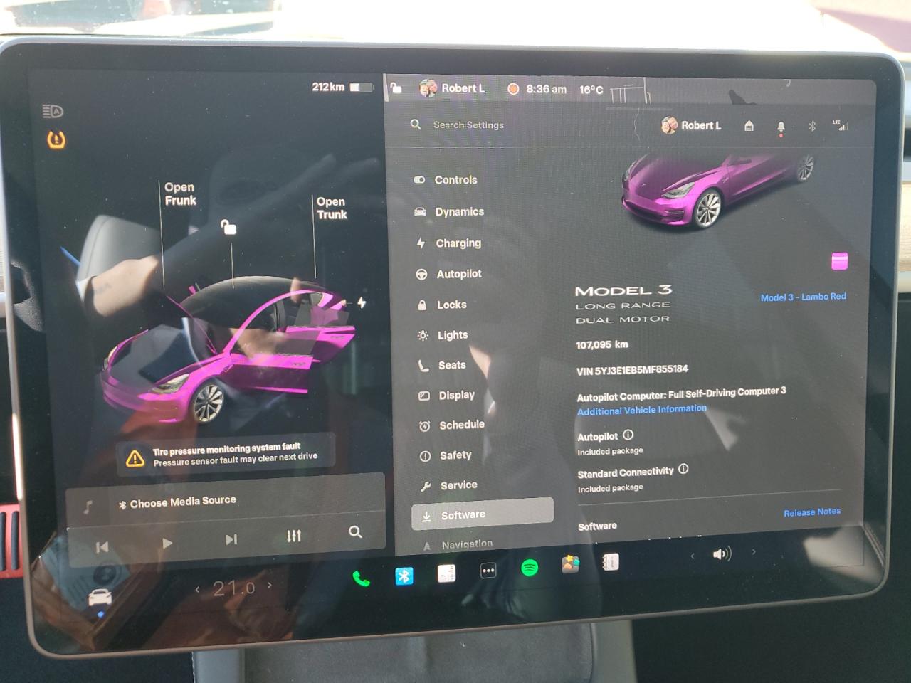 2021 Tesla Model 3 VIN: 5YJ3E1EB5MF855184 Lot: 84610015