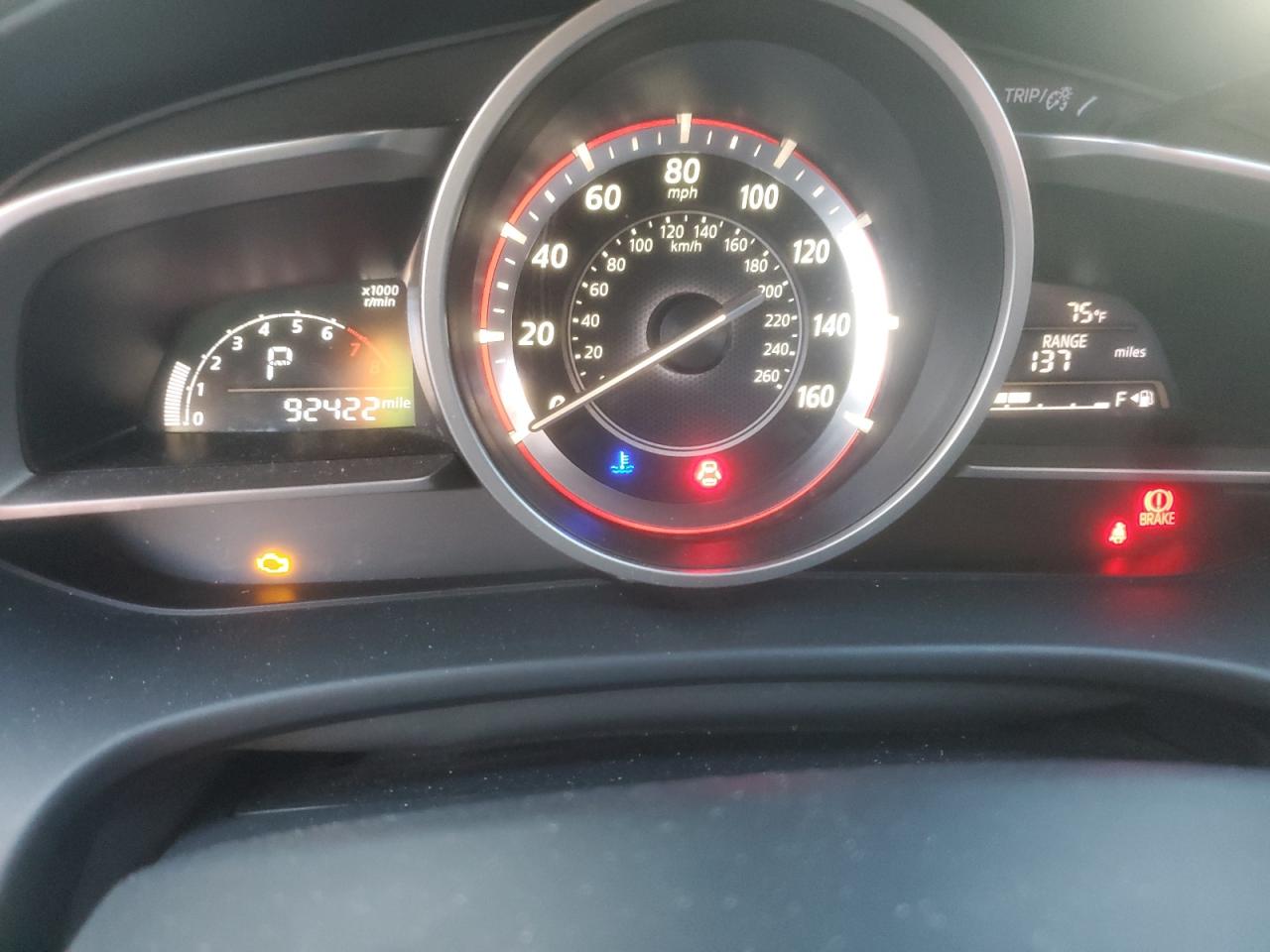 2014 Mazda 3 Touring VIN: JM1BM1V72E1196582 Lot: 80856585