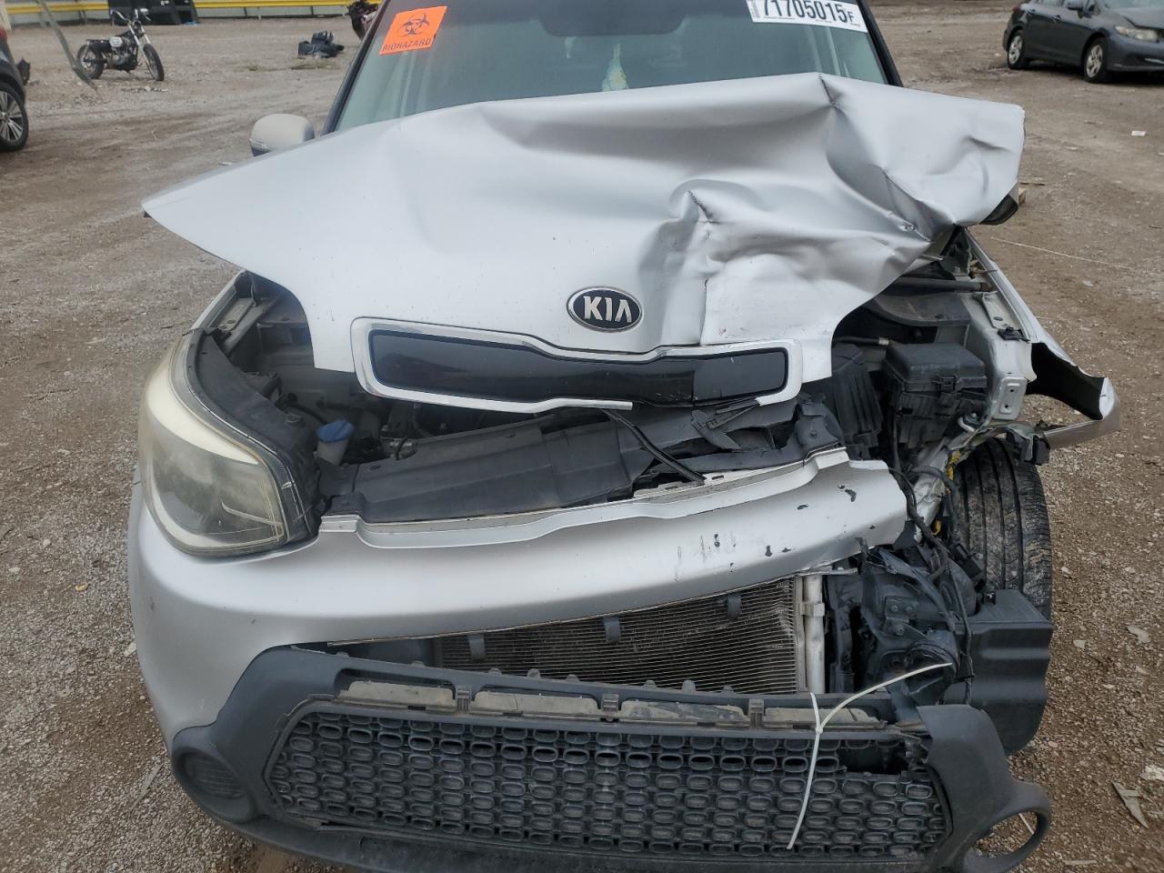 2014 Kia Soul + VIN: KNDJP3A54E7722095 Lot: 71705015