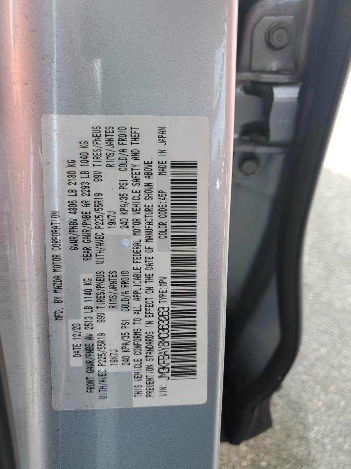 2021 Mazda Cx-5 Grand Touring Reserve VIN: JM3KFBAY8M0363263 Lot: 80618175