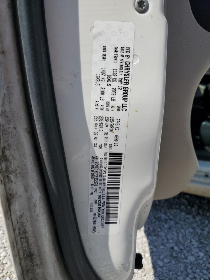 2012 Chrysler Town & Country Touring VIN: 2C4RC1BG7CR382178 Lot: 84006815