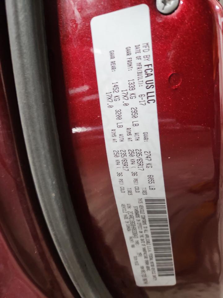 2017 Chrysler Pacifica Touring L VIN: 2C4RC1BG8HR833643 Lot: 84419615