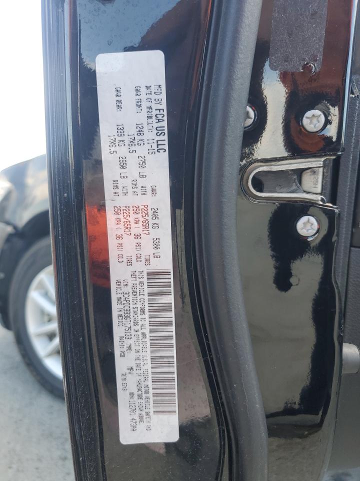 2016 Dodge Journey Sxt VIN: 3C4PDCBB3GT175133 Lot: 69488935