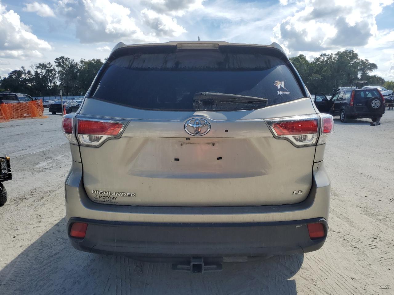 2014 Toyota Highlander Le VIN: 5TDZKRFH0ES006713 Lot: 81708435