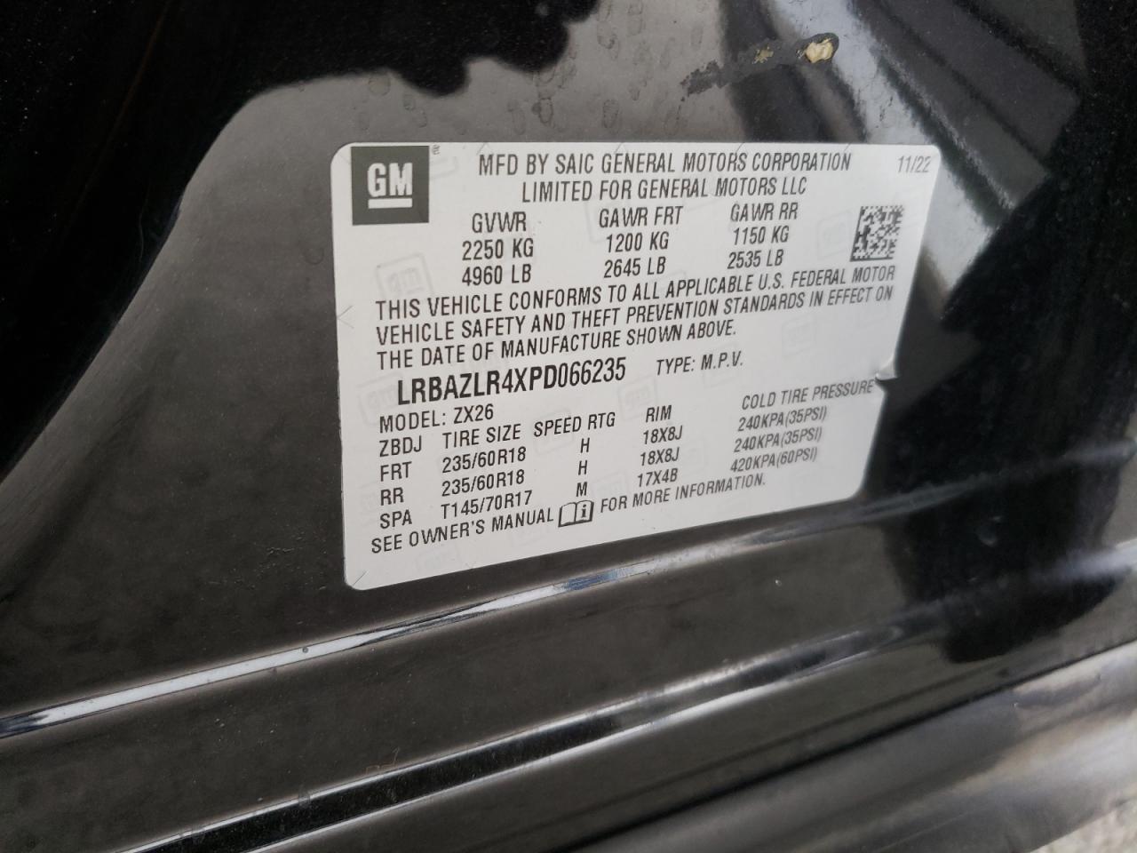 2011 Ford Edge Limited VIN: LRBAZLR4XPD066235 Lot: 81720715