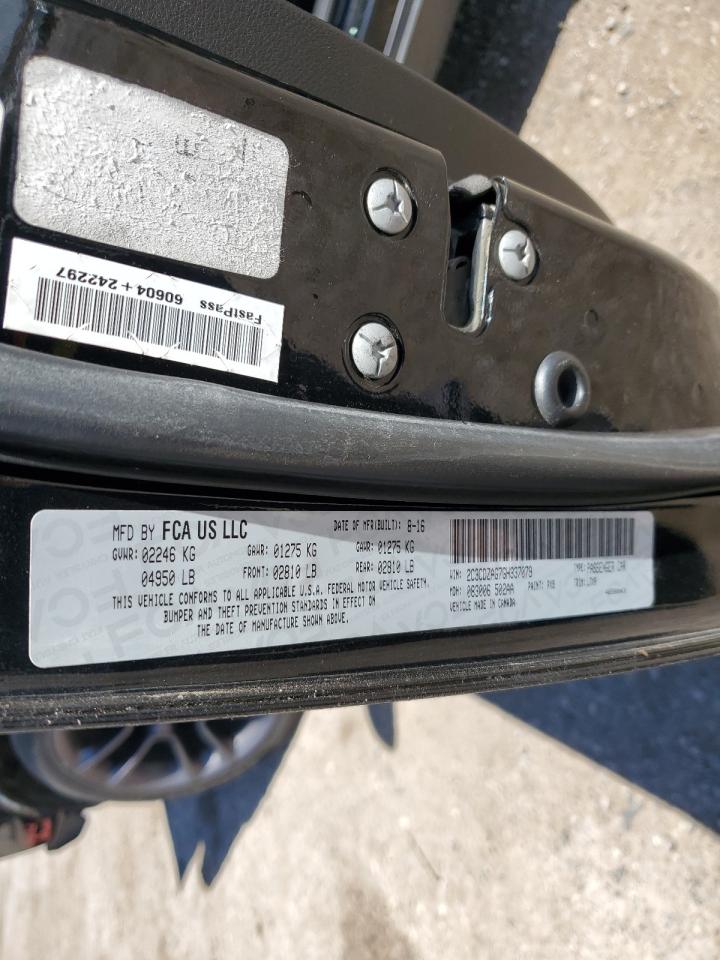 2016 Dodge Challenger Sxt VIN: 2C3CDZAG7GH337079 Lot: 72028185