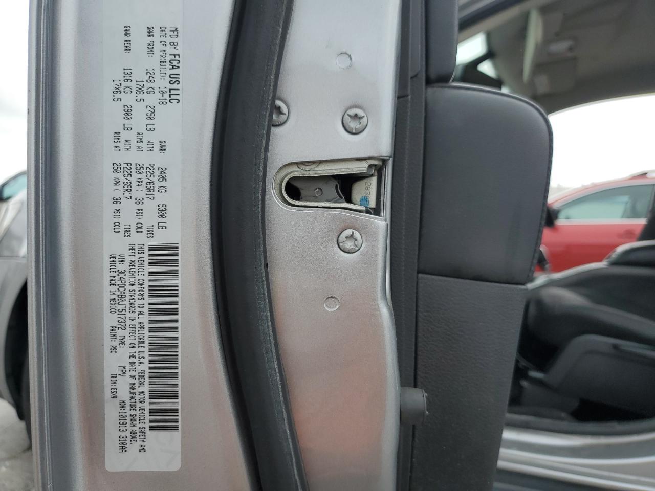 2018 Dodge Journey Se VIN: 3C4PDCAB0JT517372 Lot: 81620405