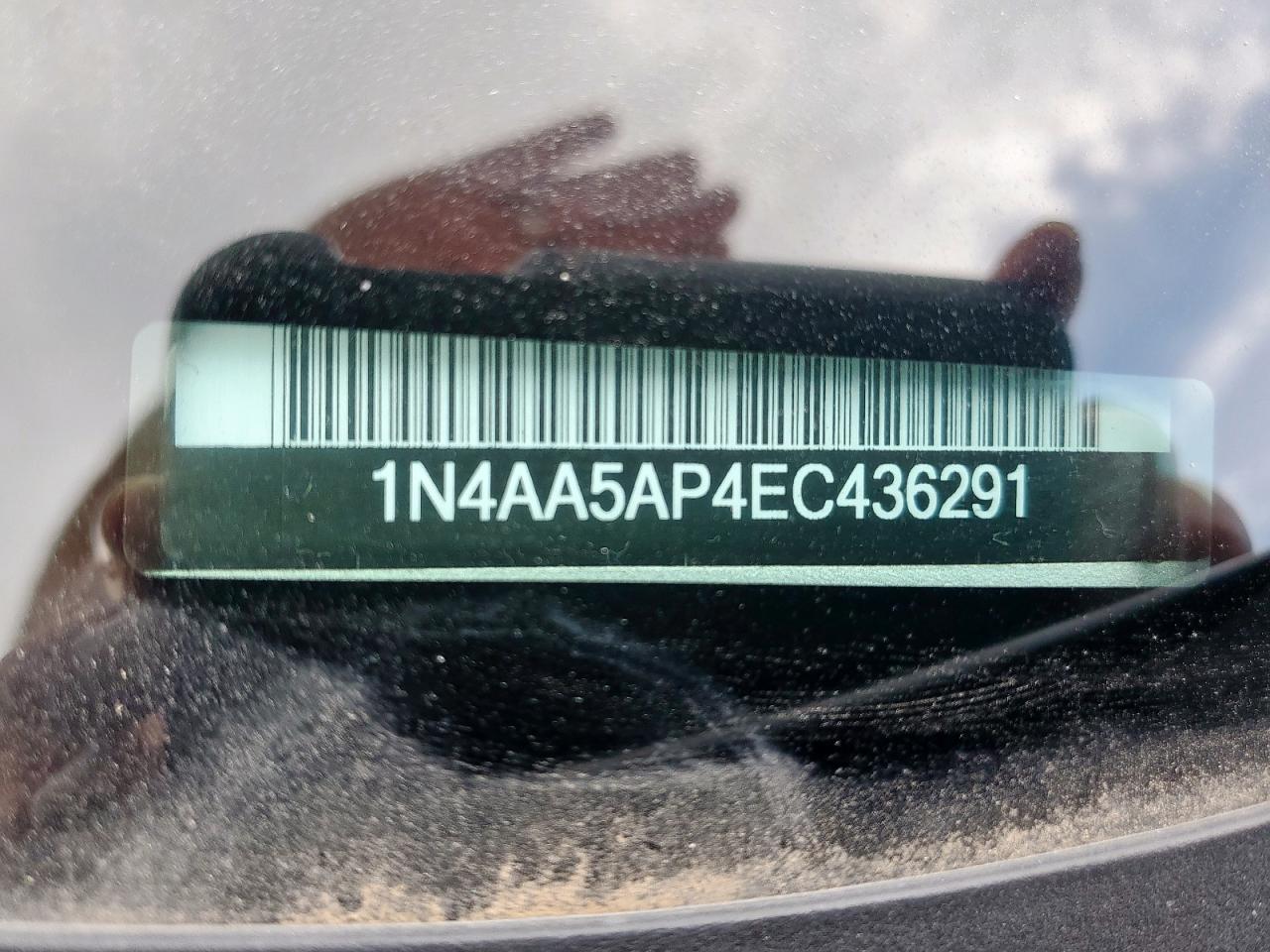 2014 Nissan Maxima S VIN: 1N4AA5AP4EC436291 Lot: 70372195