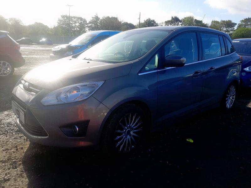 2013 FORD GRAND C-MAX TITANIUM TDCI 1.6 TDCI TITANIUM 5DR for sale at Copart WOLVERHAMPTON