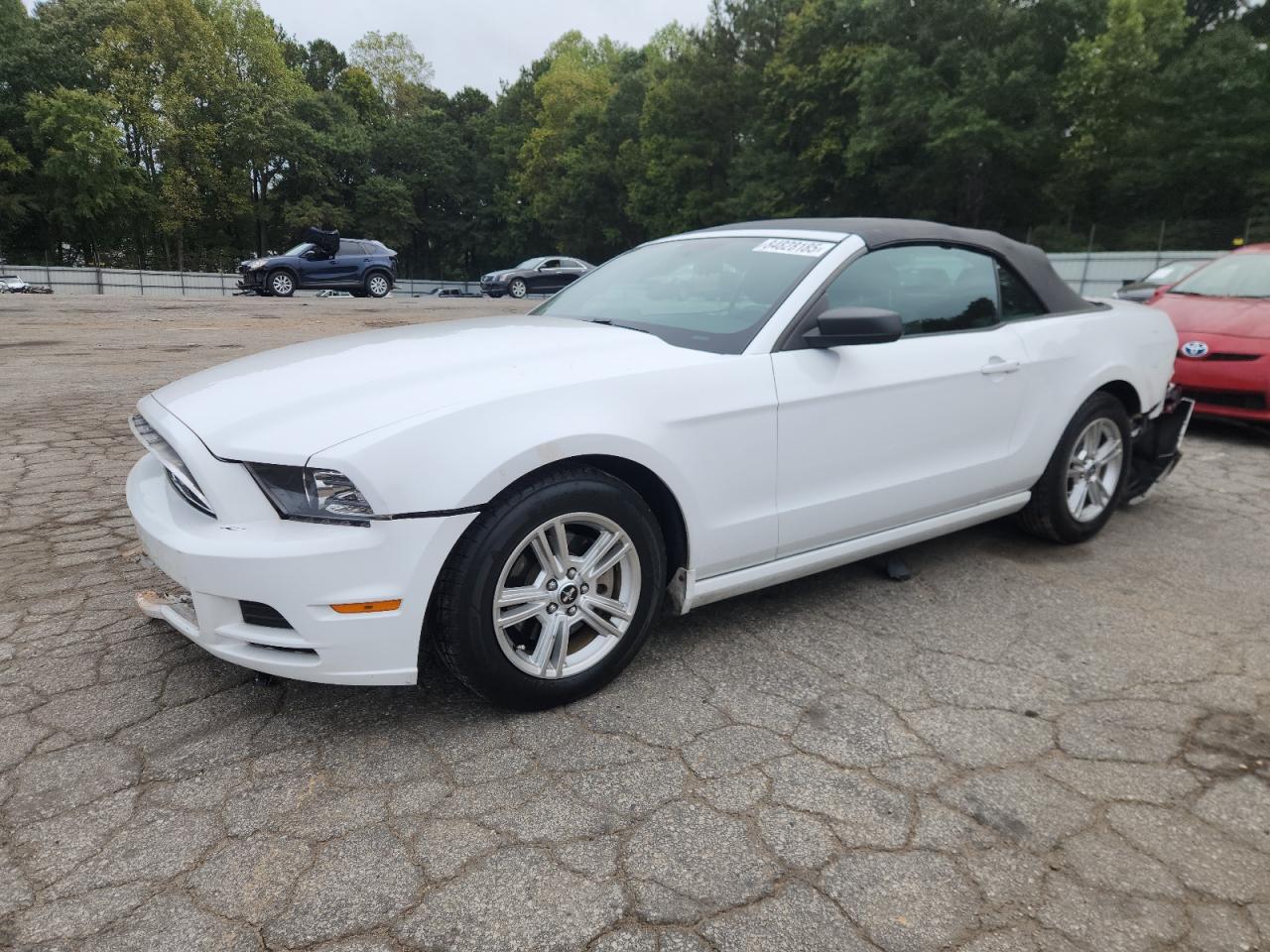 2014 Ford Mustang white null gas 1ZVBP8EM5E5271058 photo #1