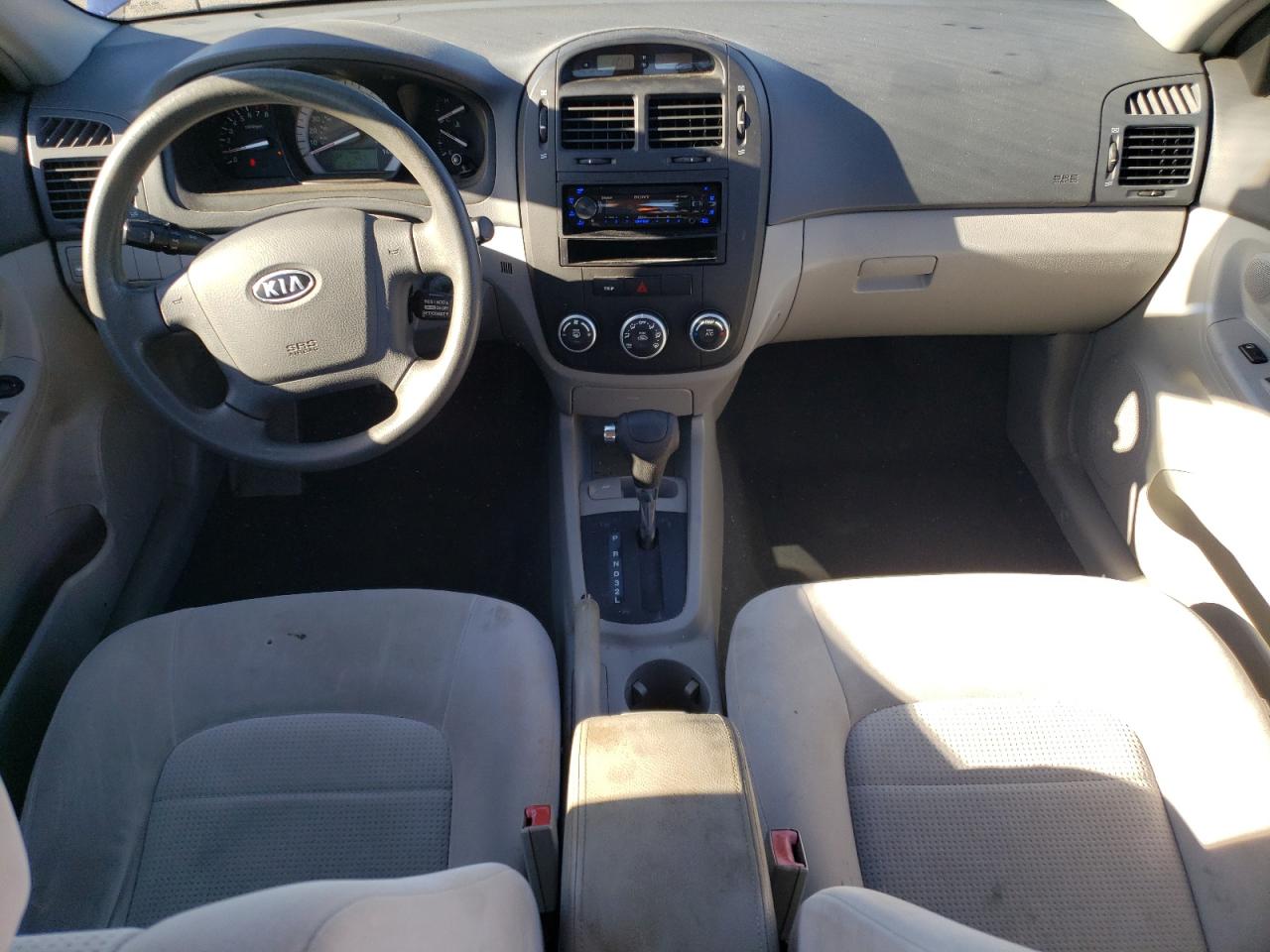 2007 Kia Spectra Ex VIN: KNAFE122375417526 Lot: 80894435