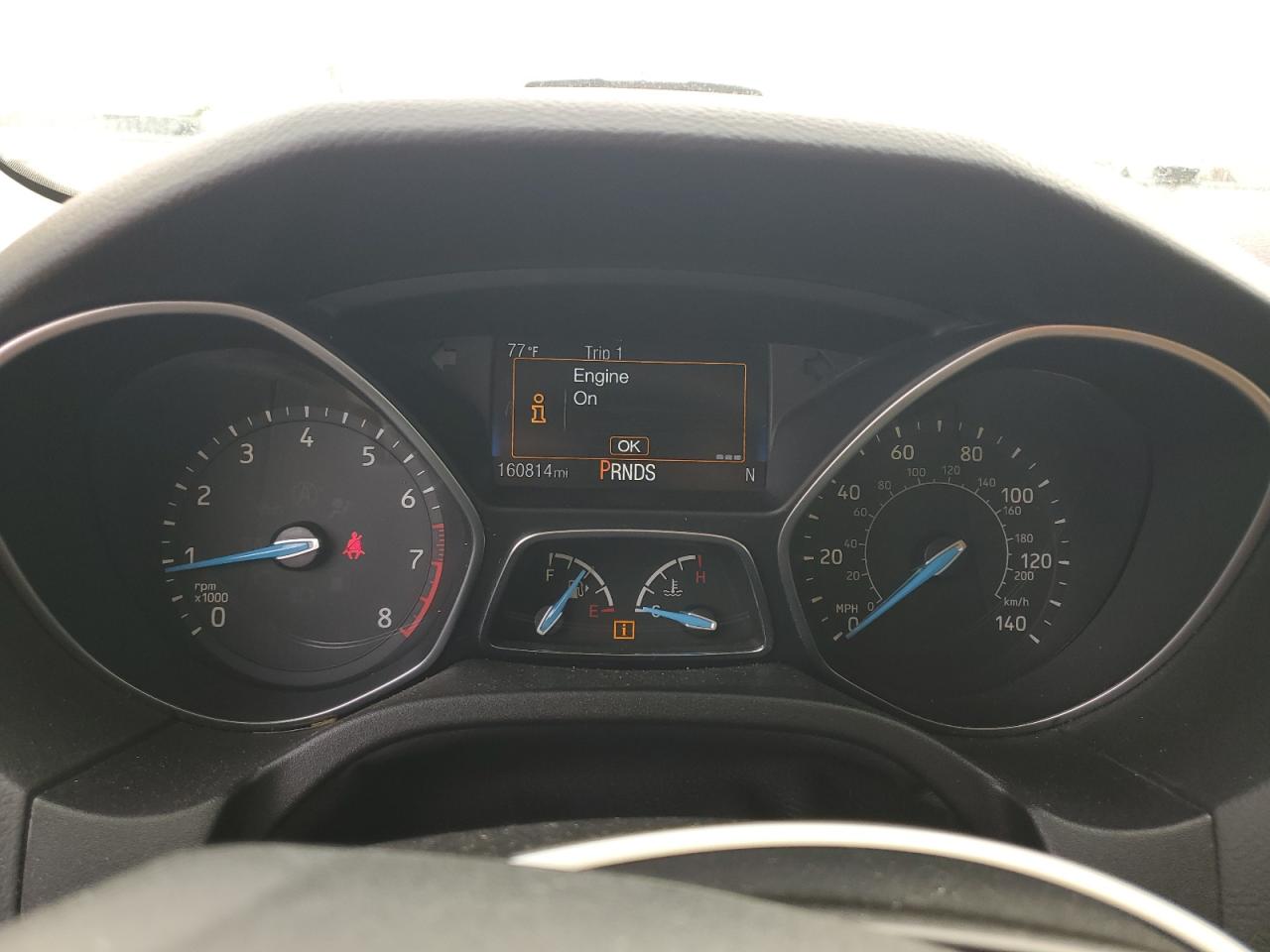 2016 Ford Focus Titanium VIN: 1FADP3N27GL332640 Lot: 81454045