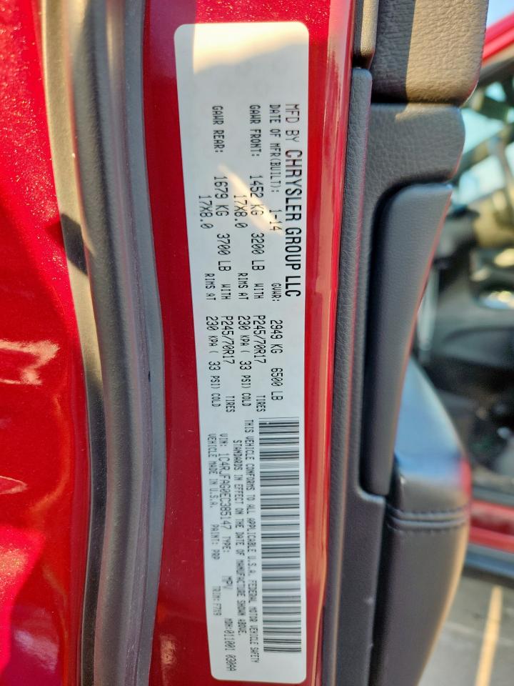 2014 Jeep Grand Cherokee Laredo VIN: 1C4RJFAG0EC385147 Lot: 80372185