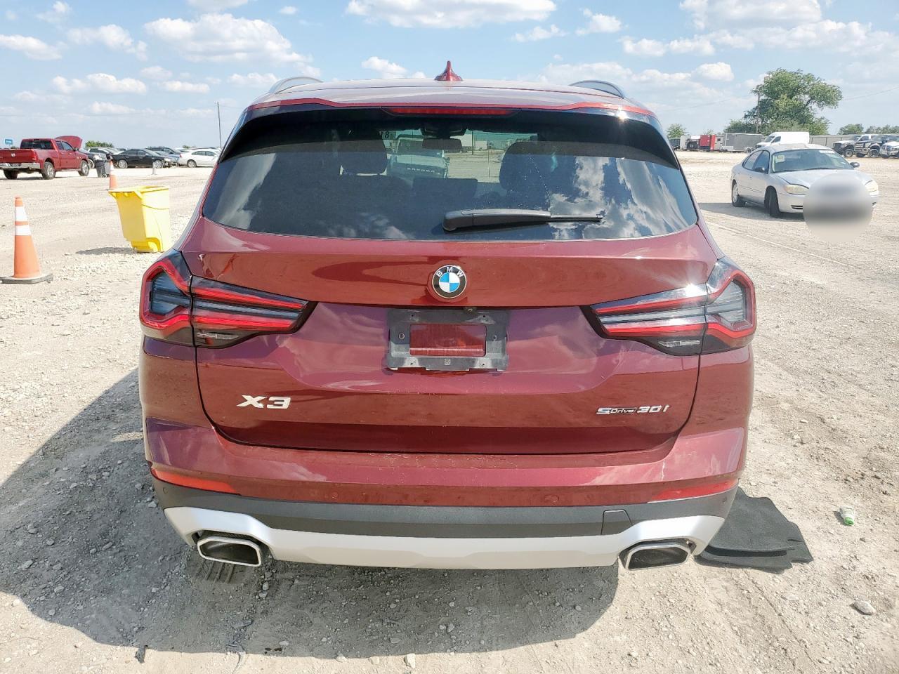 2022 BMW X3 Sdrive30I VIN: 5UX43DP05N9M38892 Lot: 81969895