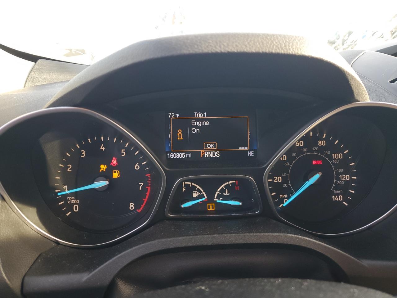 2017 Ford Escape S VIN: 1FMCU0F72HUA76096 Lot: 80561185