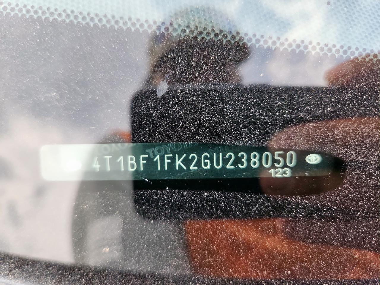 2016 Toyota Camry Le VIN: 4T1BF1FK2GU238050 Lot: 71910645