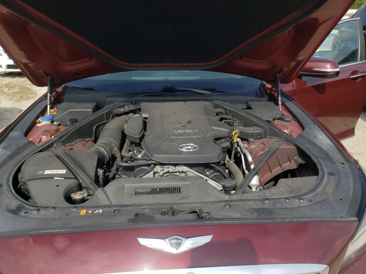 2016 Hyundai Genesis 3.8L VIN: KMHGN4JE3GU110122 Lot: 71872415