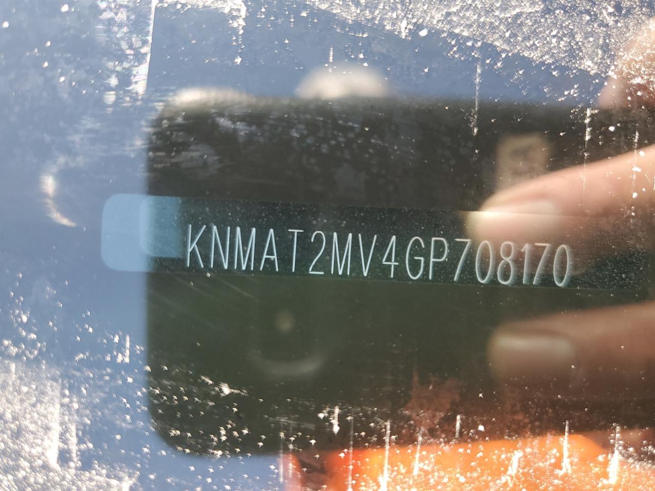 2016 Nissan Rogue S VIN: KNMAT2MV4GP708170 Lot: 80746045