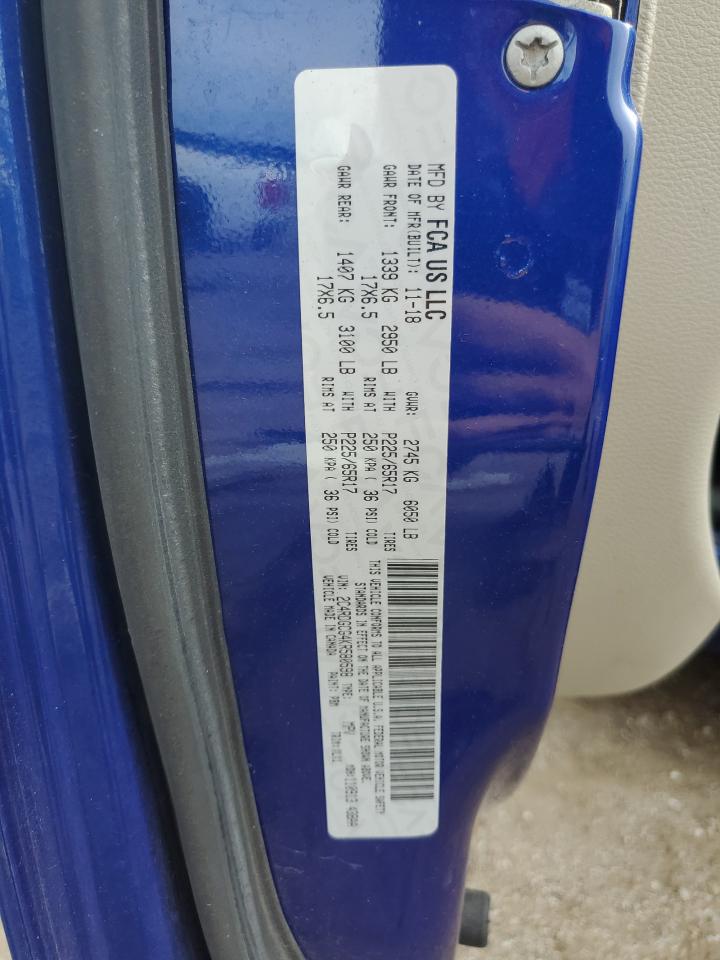 2019 Dodge Grand Caravan Sxt VIN: 2C4RDGCG4KR580598 Lot: 80404015