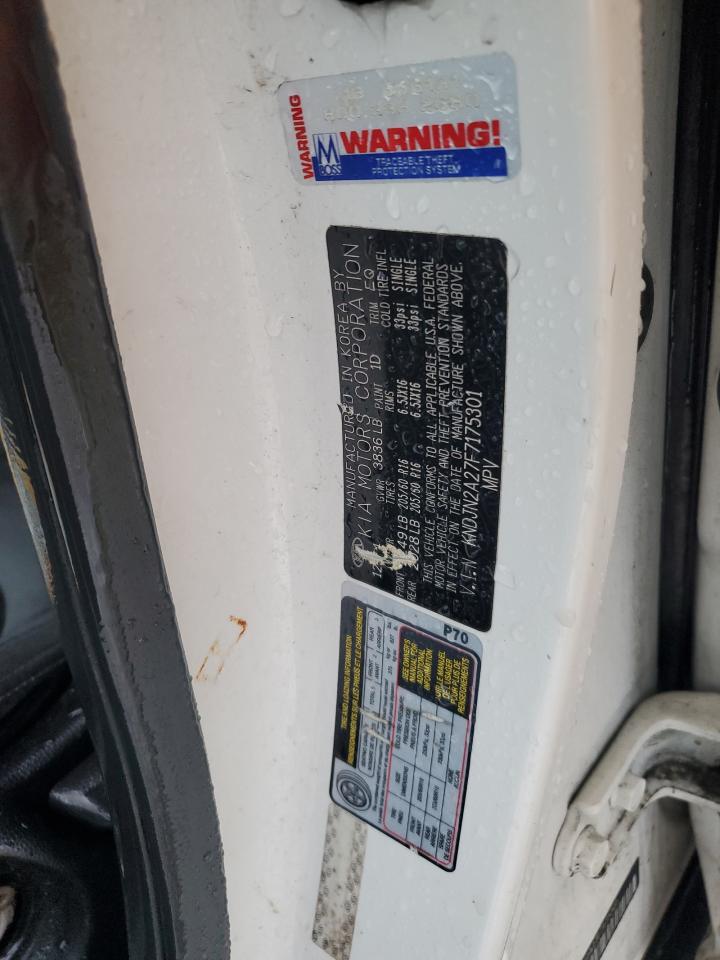 2015 Kia Soul VIN: KNDJN2A27F7175301 Lot: 82145525