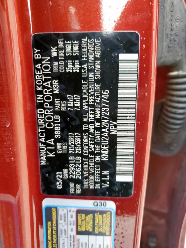 2022 Kia Seltos S VIN: KNDEU2AA2N7237746 Lot: 82143765