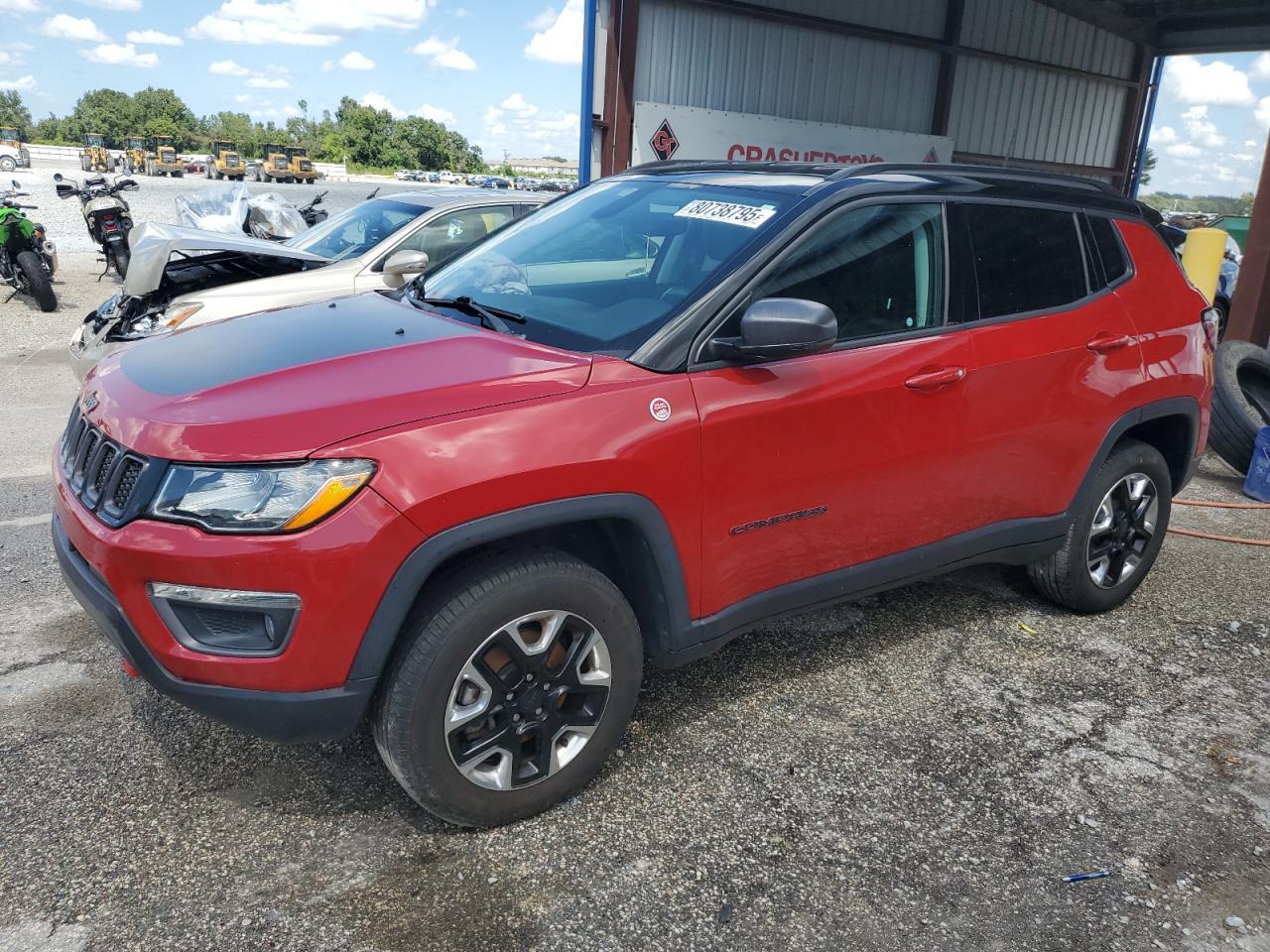 2017 Jeep Compass Trailhawk brown null gas 3C4NJDDB9HT674796 photo #1